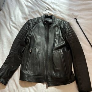 Hugo Boss Cow leather Jacket 2 in 1